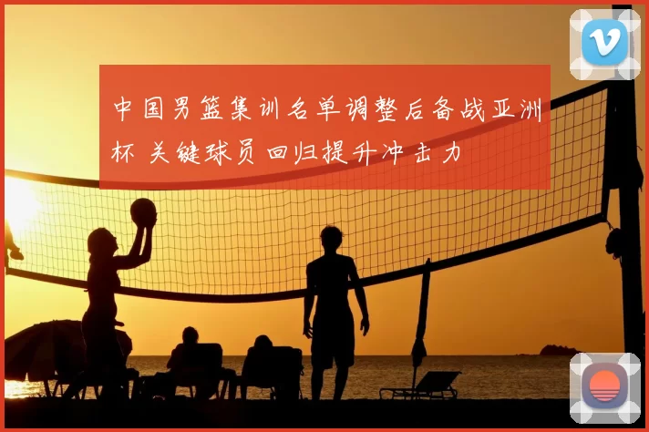 中国男篮集训名单调整后备战亚洲杯 关键球员回归提升冲击力